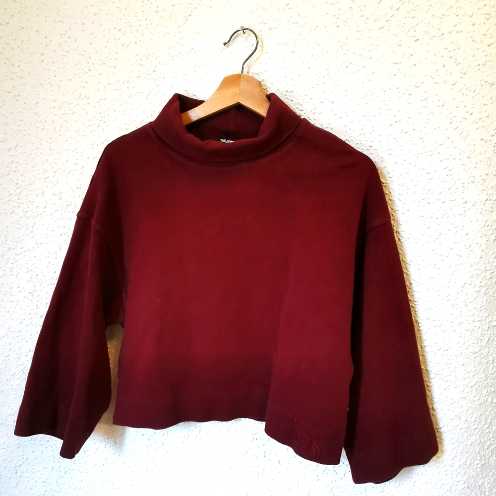 The North Face Burgundy sweatshirt